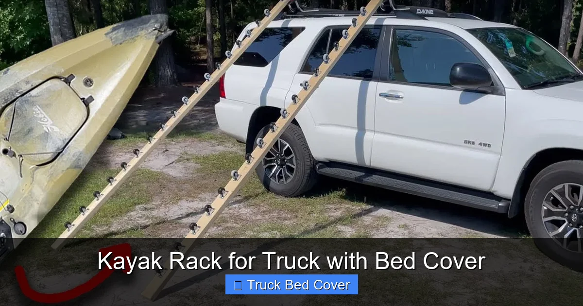 Kayak Rack for Truck with Bed Cover