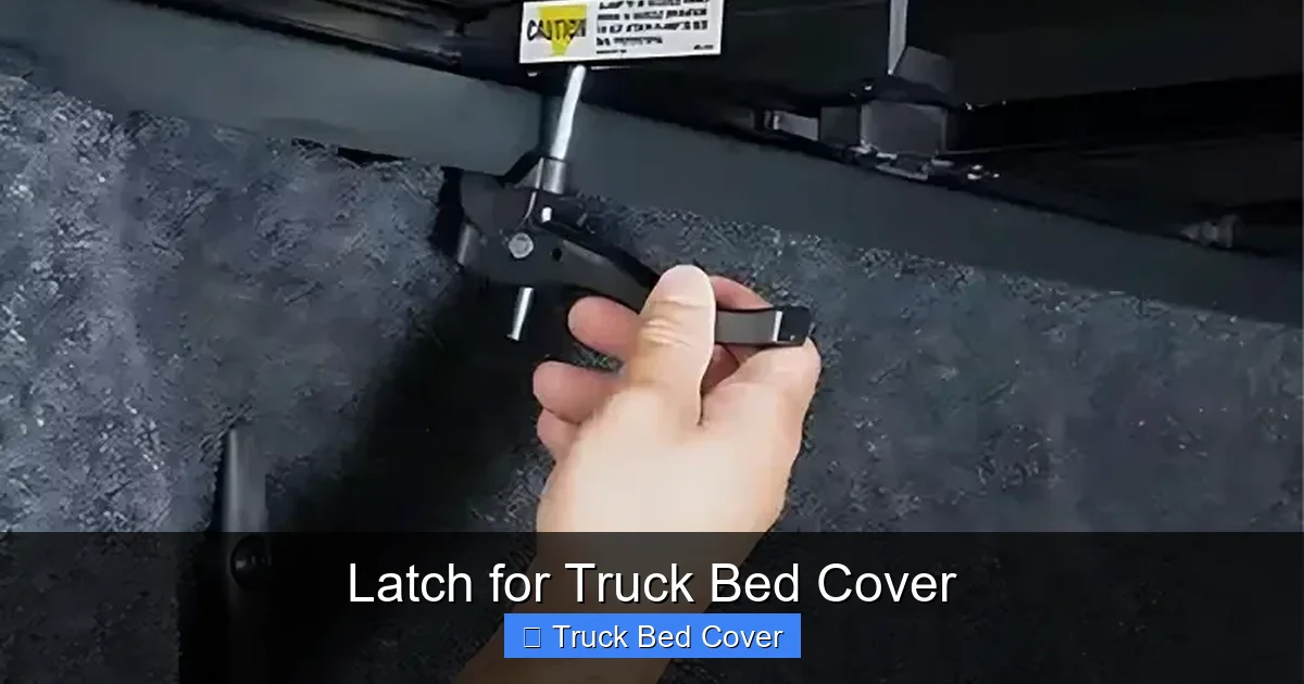 Latch for Truck Bed Cover
