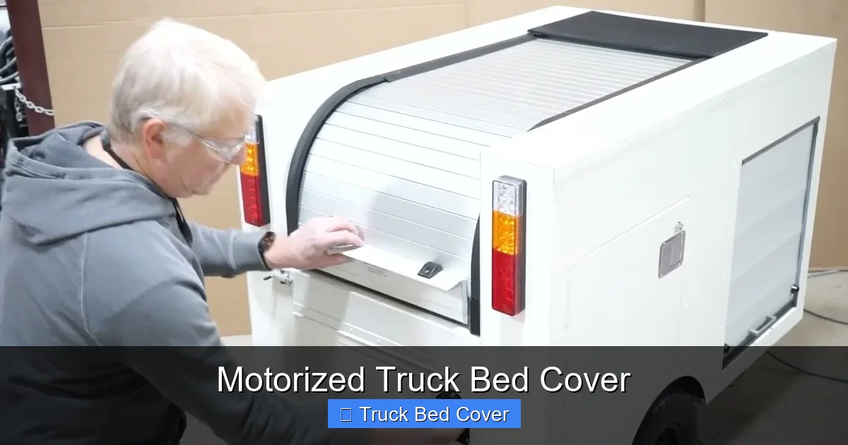 Motorized Truck Bed Cover