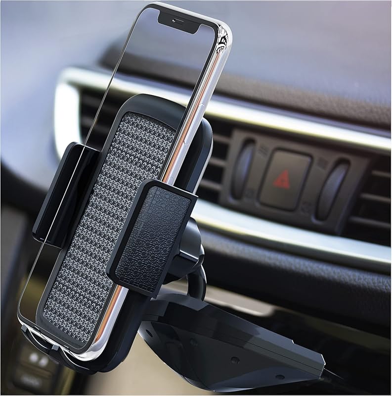 Bestrix CD Slot Car Phone Holder with Strong Grip, Hands-Free Mount fo