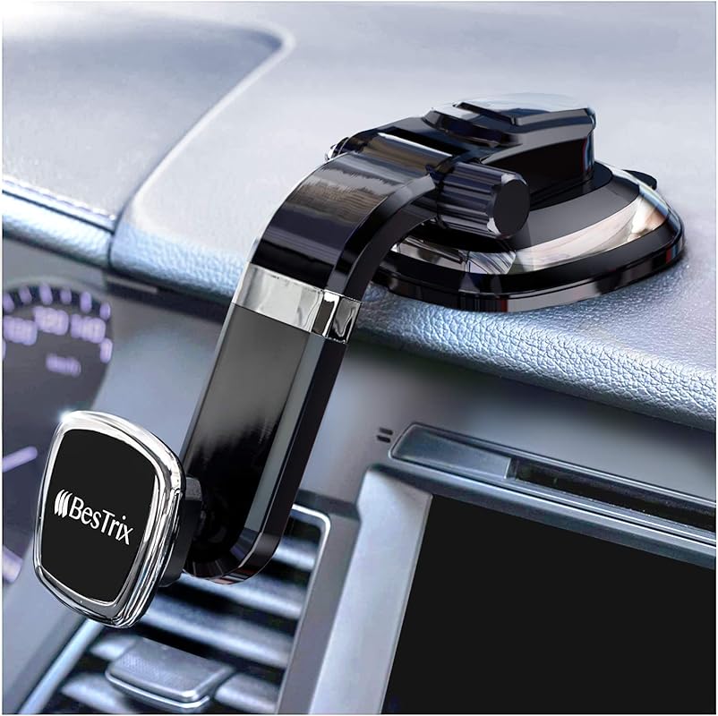 BESTRIX Magnetic Car Phone Holder Compatible with iPhone & Galaxy S24/