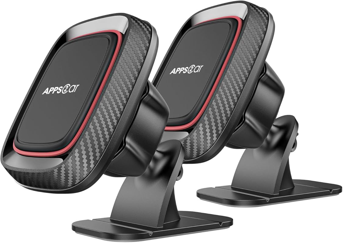 [2 Pack] APPS2Car Super Strong Magnetic Car Mount with VHB Adhesive, i