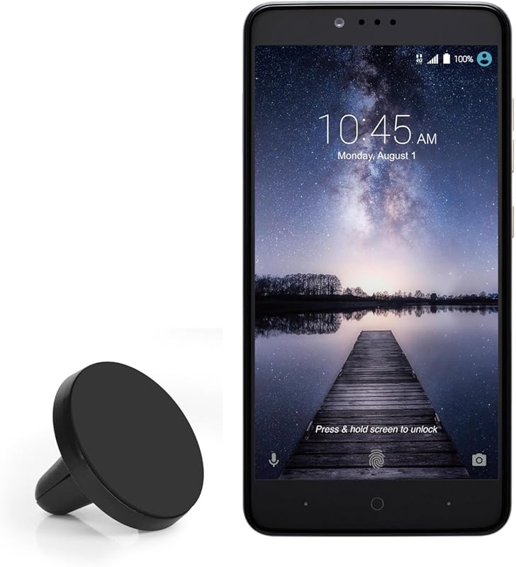 BoxWave ZTE ZMax Pro Compatible MagnetoMount Magnetic Car Holder