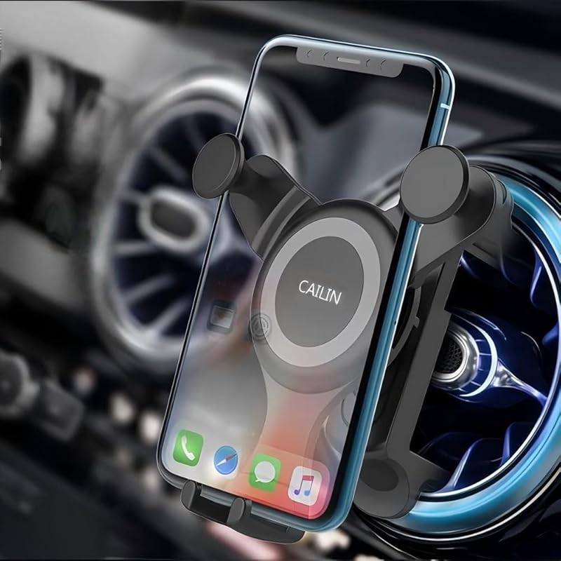 ICAILIN Round Vent Phone Holder – Universal Fit for Mercedes, Jeep, Mi