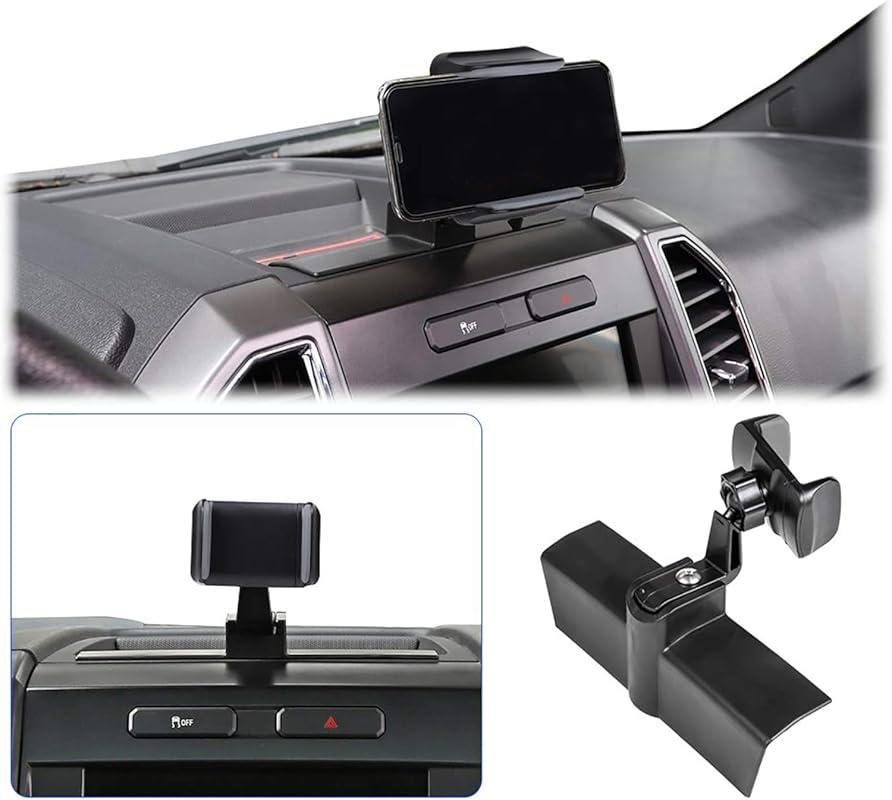 JeCar Dashboard Phone Mount for Ford F150 2015-2020 – Secure Hands-Fre