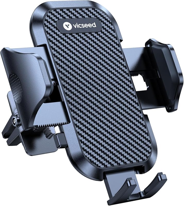 VICSEED Ultra Stable Air Vent Phone Mount – Never Fall Off for iPhone