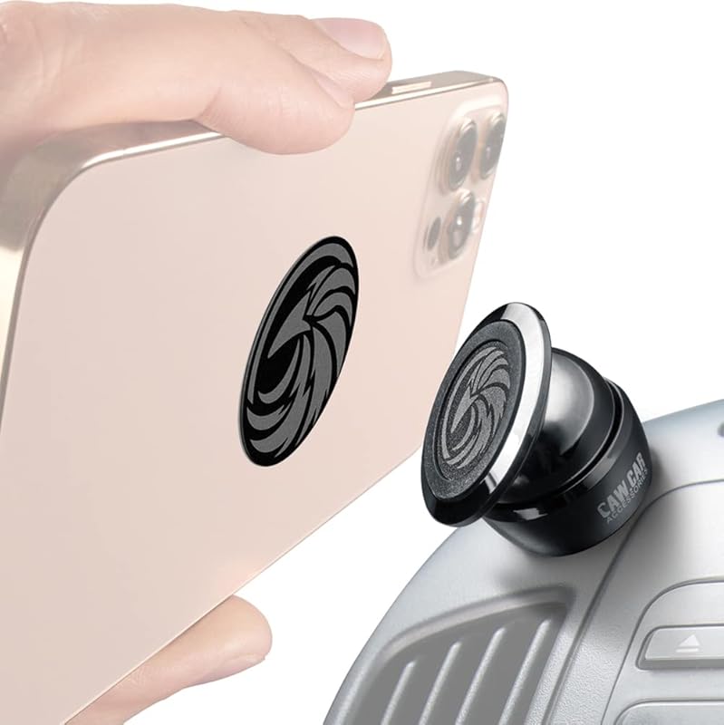 All-Metal Magnetic Car Phone Mount for Smartphone & GPS with Enhanced 