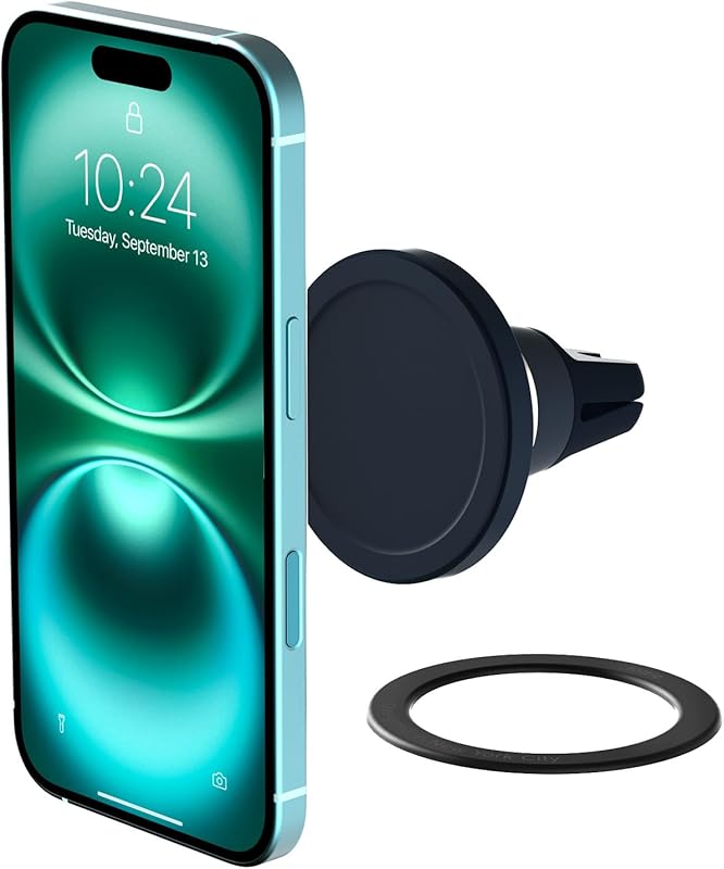 iOttie Velox Magnetic Car Mount - Air Vent Holder with Adapter for iPh