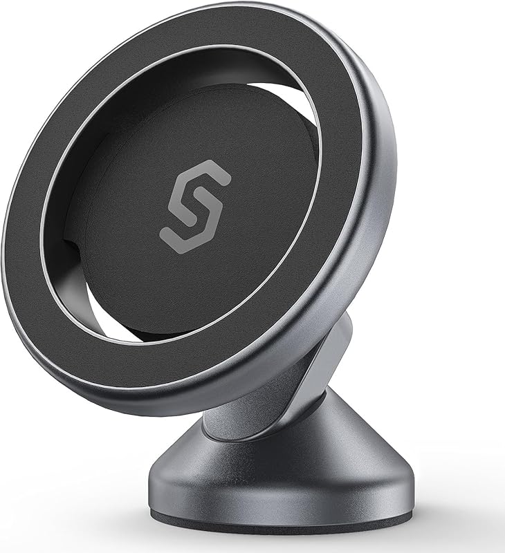 SYNCWIRE 360° Magnetic Car Mount - Strong Magnet Dashboard Holder for 