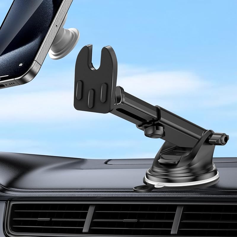 Dashboard & Windshield Car Mount for Pop Socket Phones – Strong Suctio