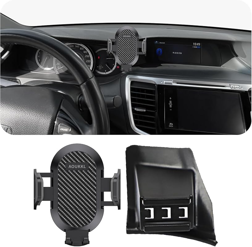 Car Phone Holder for Honda Accord 2013-2017, 360° Rotation, Fits 4.7-7