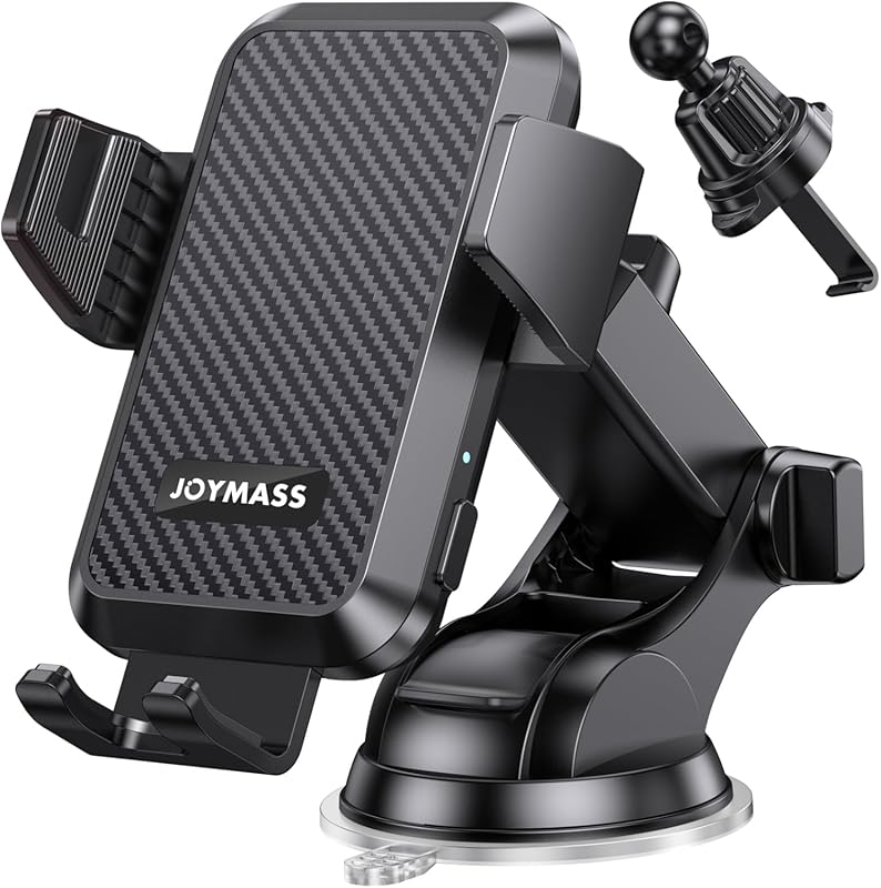 JOYMASS 15W Fast Wireless Car Charger for iPhone 16/15/14 and Samsung 
