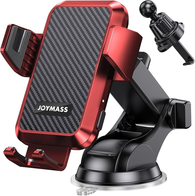 JOYMASS 15W Wireless Car Charger with Auto-Clamping for iPhone 16 Sams