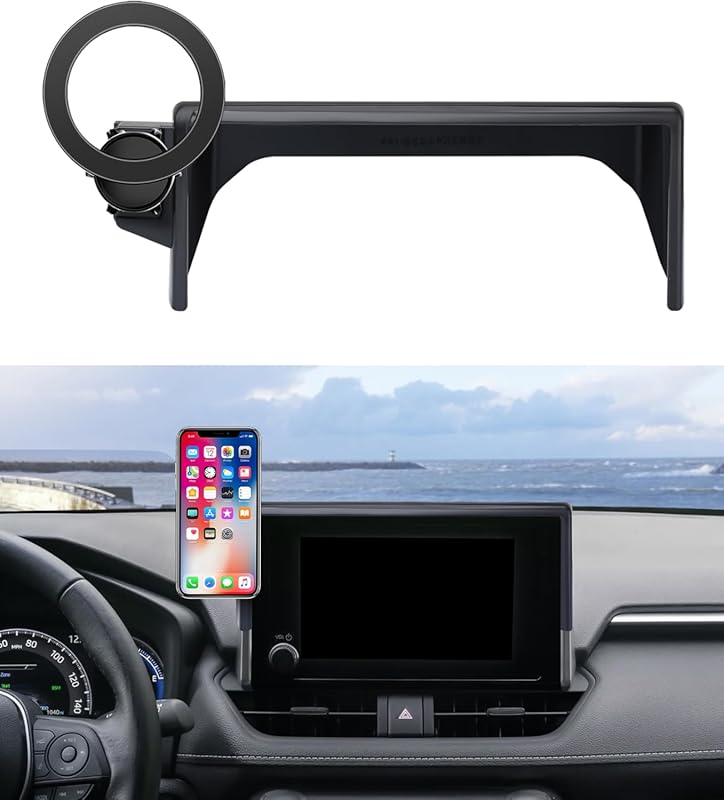 MaserWeller Fixed Clip Car Phone Holder for Toyota RAV4 2019-2025, 360° Rotation