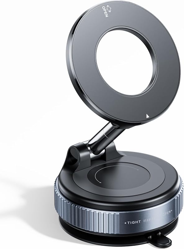 REOKILY 2026 Vacuum Magnetic Phone Mount with 96LBS Ultra Suction for