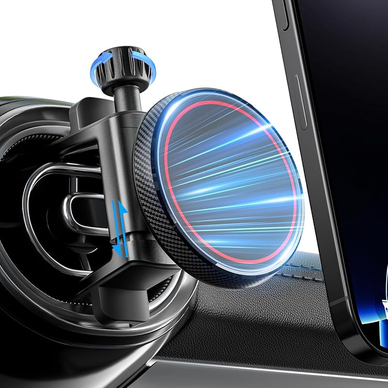 Strong Magnetic Round Vent Mount for Mercedes Benz A/B/C/E & iPhone 17