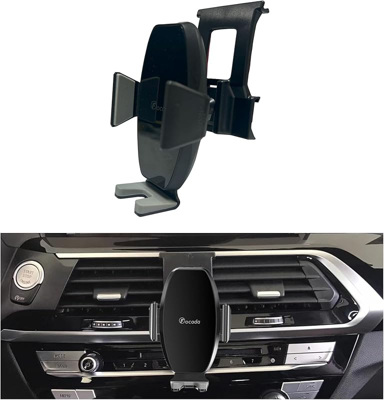 BMW X3 G01/X4 G02 2018-2021 Phone Holder, Clip-On Design, 360° Rotatin
