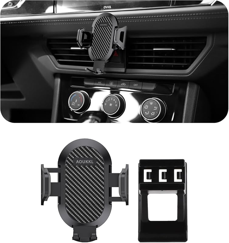 Car Phone Holder for VW Jetta 2019-2025 & GLI, 360° Rotation, Fits 4-7