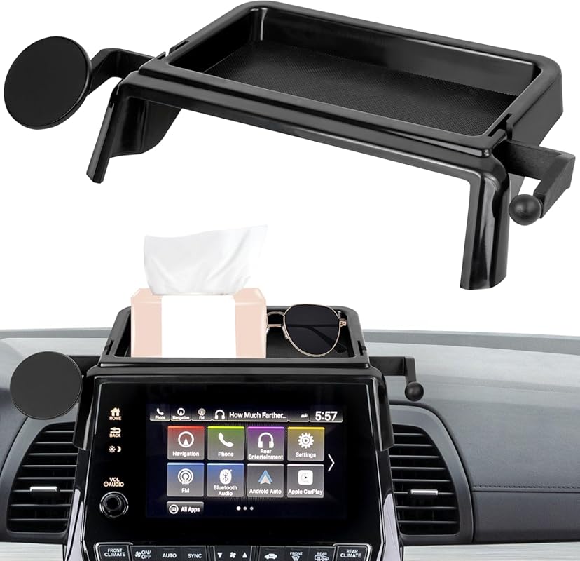 Magnetic Car Phone Holder W/Center Console Organizer for Honda Odyssey