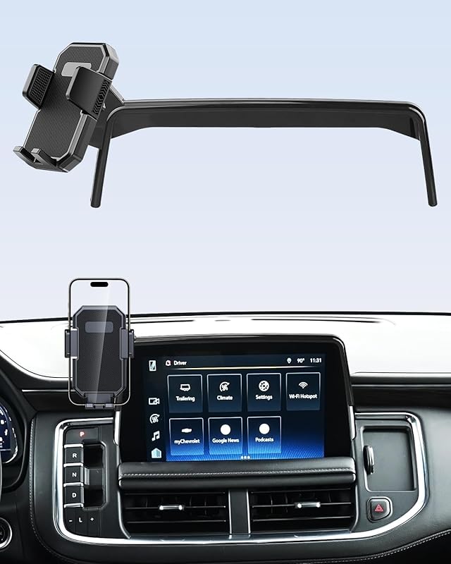PZK 2021-2024 Chevy Tahoe/Suburban/GMC Yukon/Yukon XL Car Phone Mount 