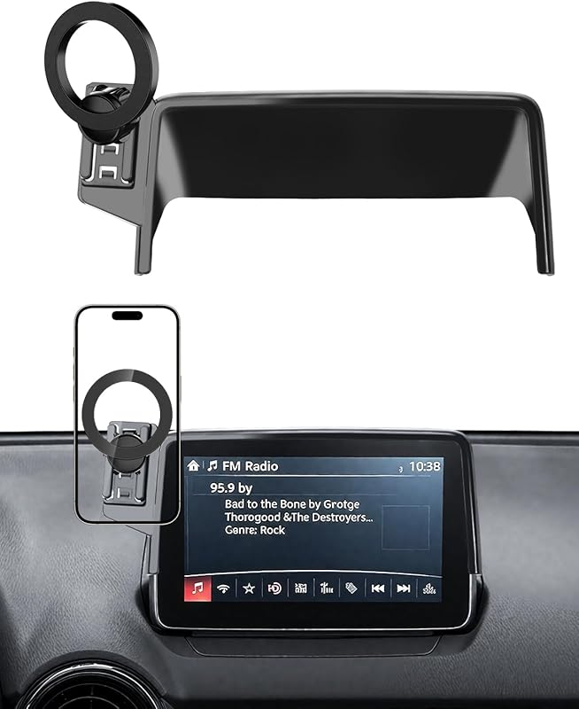 PZK 7-Inch Screen MagSafe Car Phone Mount for Mazda CX-3, Mazda 3 & MX