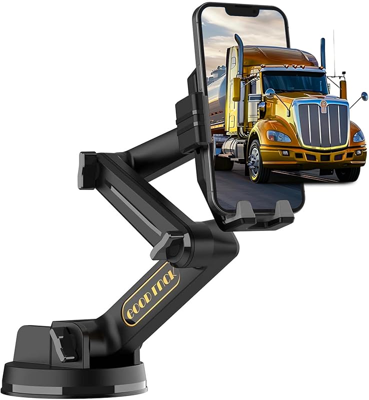Heavy Duty Super Suction Cup Truck Phone Mount with 16.9