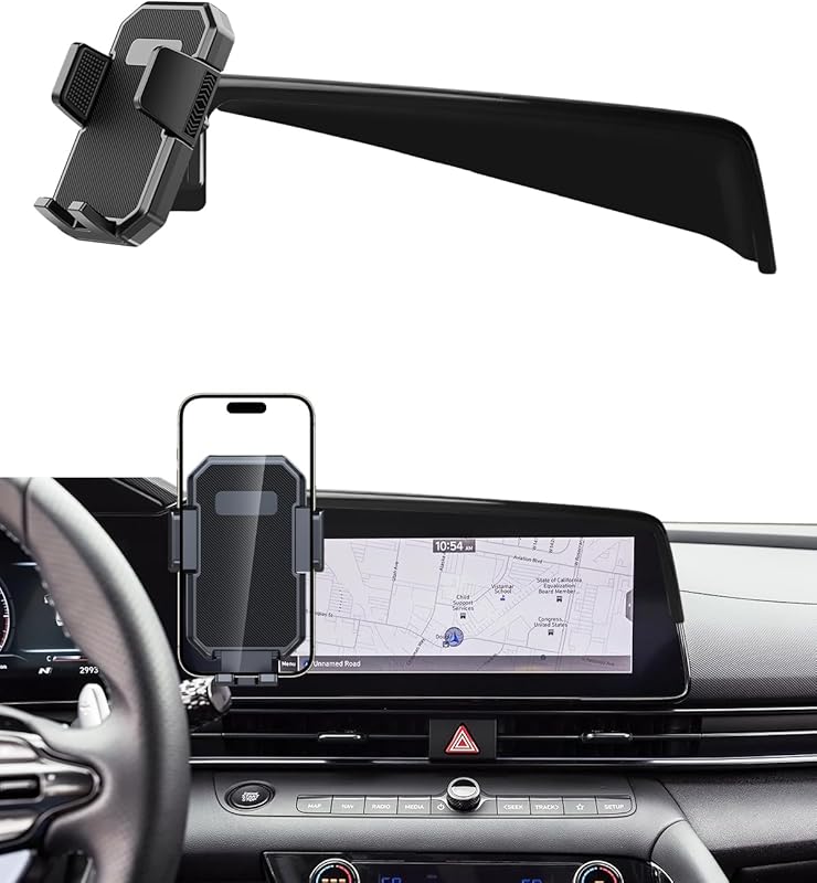 PZK Auto Lock Car Phone Mount for Hyundai Elantra 2021-2025 with 360° 
