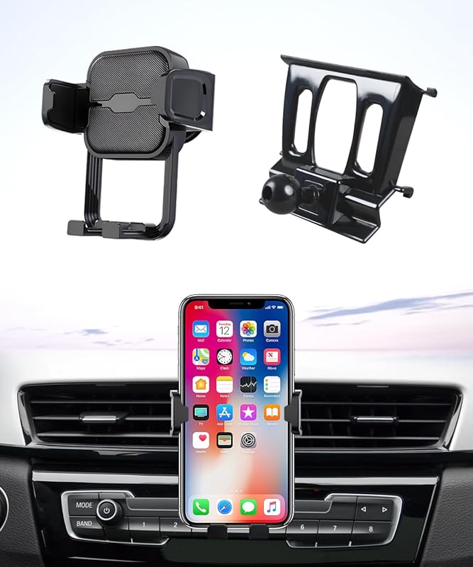 BMW X1/X2 Car Phone Mount – 360° Rotating Navigation Bracket Accessory