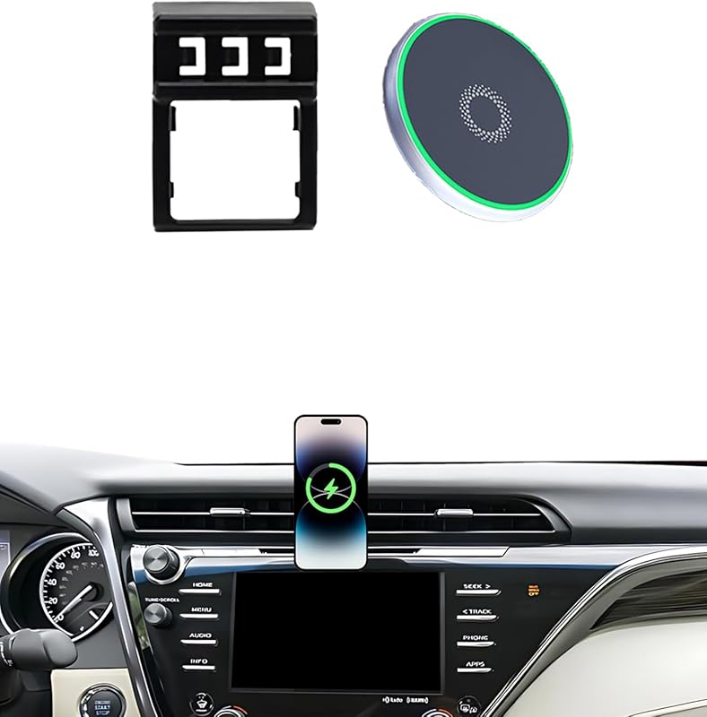 Wireless Charging Car Phone Holder for Toyota Camry 2018-2020 15W Fast