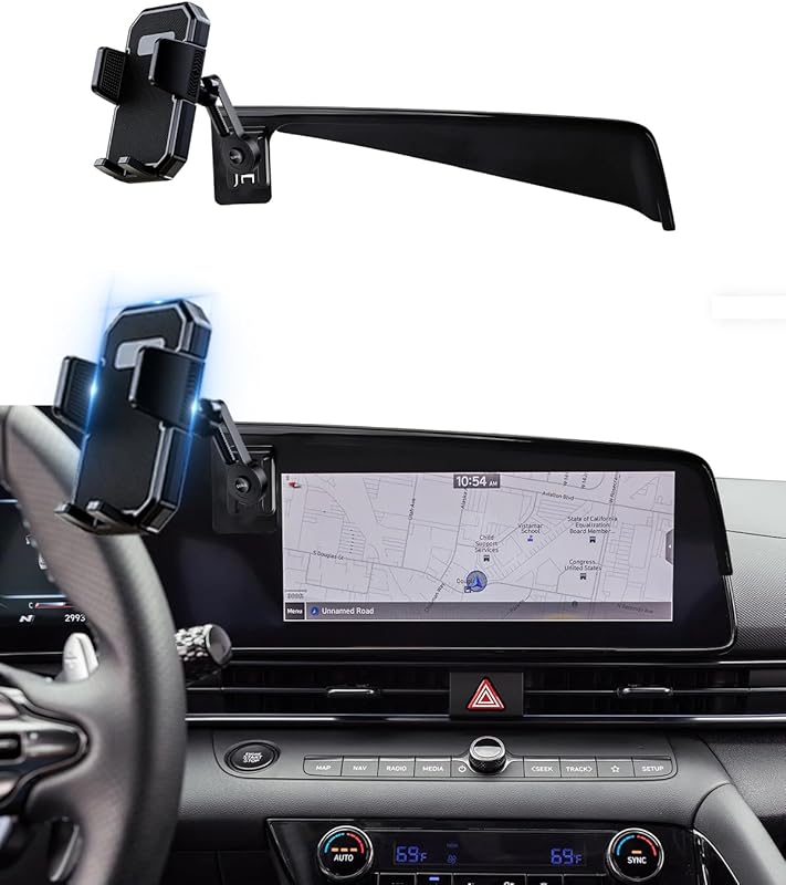 PZK Auto Lock Car Phone Holder for Hyundai Elantra 2021-2025 with 360°