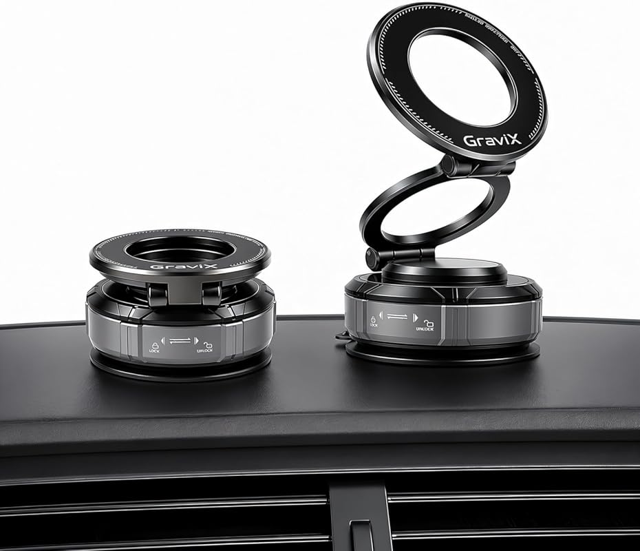 GraviX MagSafe Magnetic Car Phone Holder with Powerful Magnet, Anti-Vi