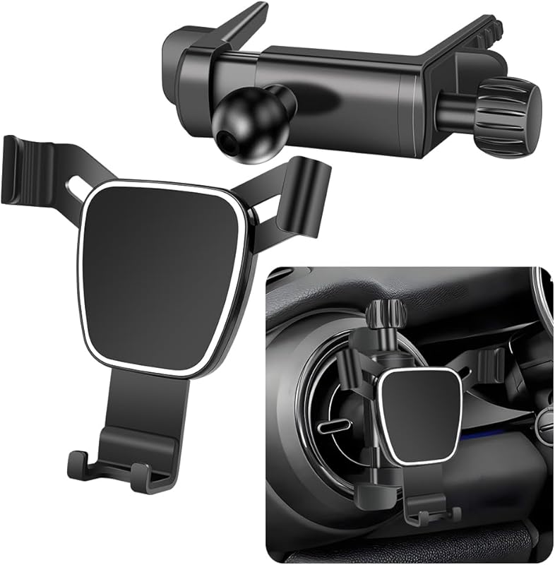 Universal Mini Cooper Phone Holder 2002-2024 - Air Vent Mount for Club
