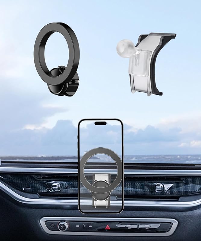 2025-2026 BMW X3/X4M/X5/X6/X7/X7M 360° Rotation MagSafe Phone Mount, N