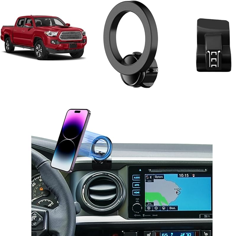 PZK Custom Air Vent Phone Holder for 2016-2023 Toyota Tacoma: Magsafe 