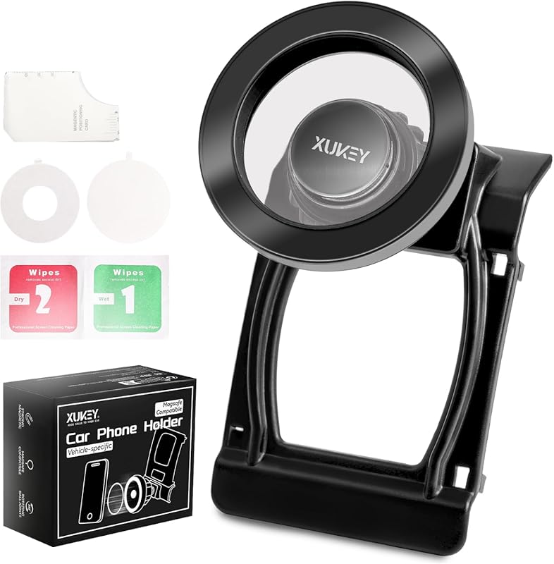 XUKEY Magnetic Phone Mount for BMW 3 Series E90 E91 E92 E93 2005-2012,