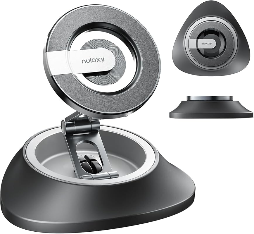 Nulaxy 2026 Upgraded MagSafe Car Mount - Dashboard Holder with Rotatin