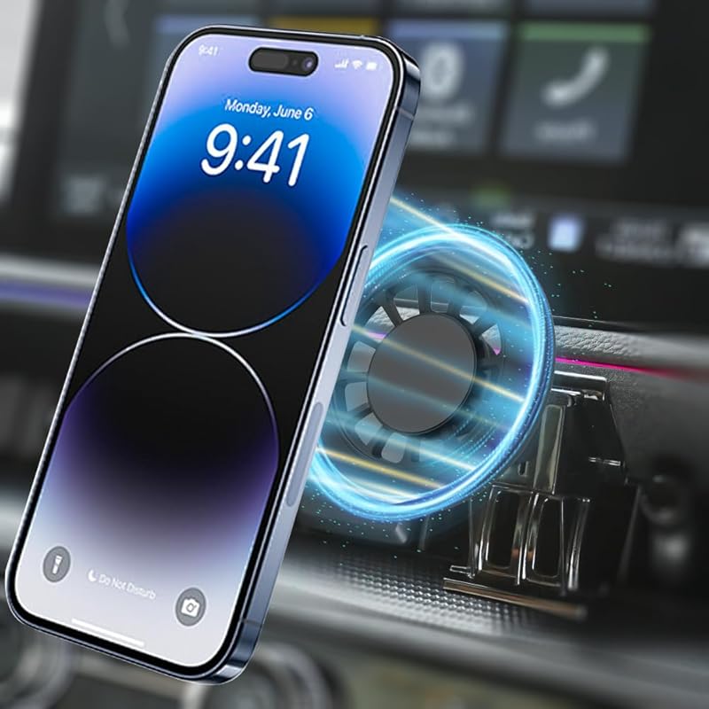 Magnetic Car Phone Holder for Honda CRV 2023-2026, 360° Rotation, Hand