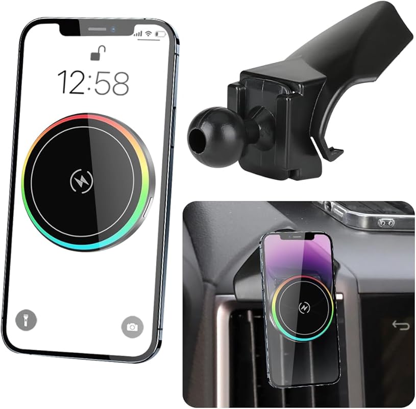 Subaru Forester/Crosstrek Magnetic Phone Mount – 15W Wireless Charger 