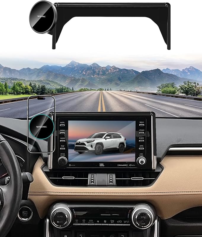 Magnetic Phone Holder for Toyota RAV4 2019-2025, 15W Fast Wireless Charging