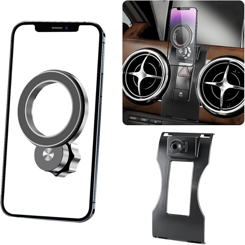 Magnetic Car Phone Holder for Benz GLK 2013-2015, Navigation Charging 