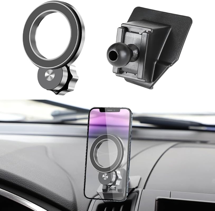 Magnetic Car Phone Mount for Ford Edge 2015-2024, Strong Hold Navigati