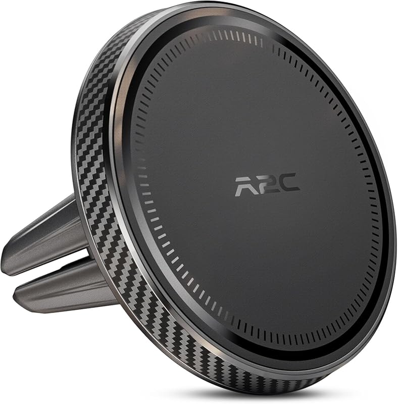 A2C Slim Magnetic Air Vent Phone Holder for MagSafe iPhones – No Assem
