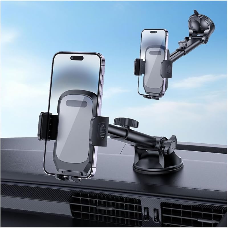 Zpana 360° Strong Suction Car Phone Mount – Windshield/Dashboard, Hand