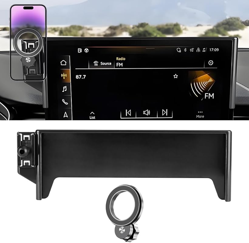 Magnetic Car Phone Mount for Audi A4 S4 A5 S5 & Q5 SQ5 2020-2025, 10.1