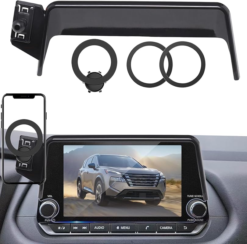 Magnetic Car Phone Holder for Nissan Rogue S SV Rock Creek 2021-2026, 