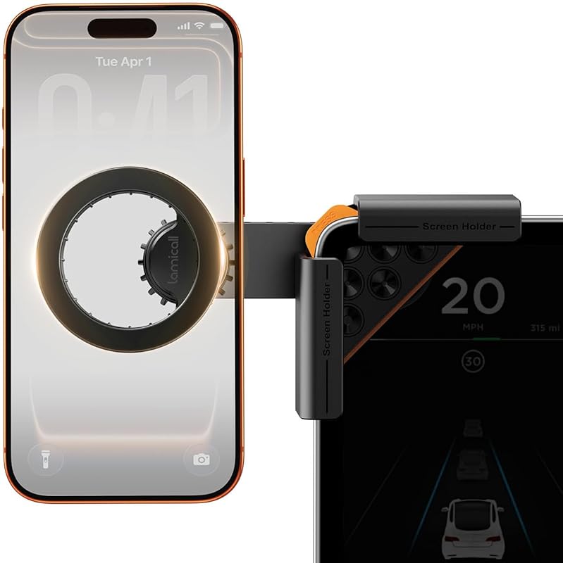Lamicall Tesla Phone Mount – Strongest N55 Magnet, Ultra Stable MagSaf