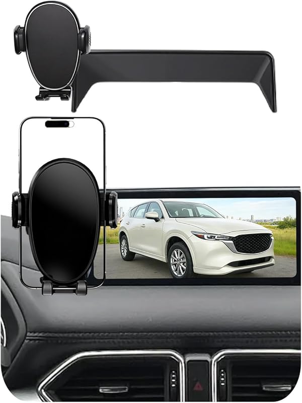 Hands-Free 360° Rotating Phone Mount for Mazda CX5 2021-2025 with 10.2