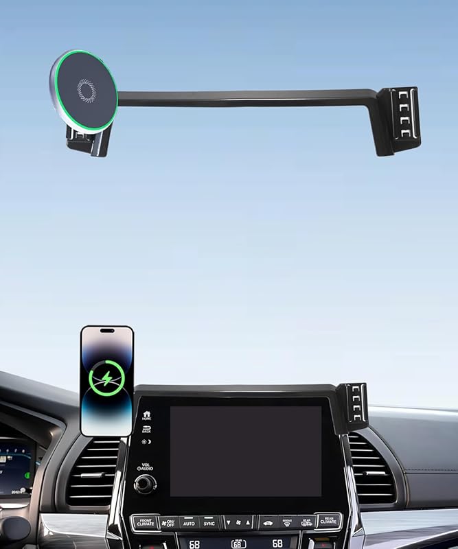 Car Phone Holder for Honda Odyssey 2018-2024 with 15W MagSafe Wireless