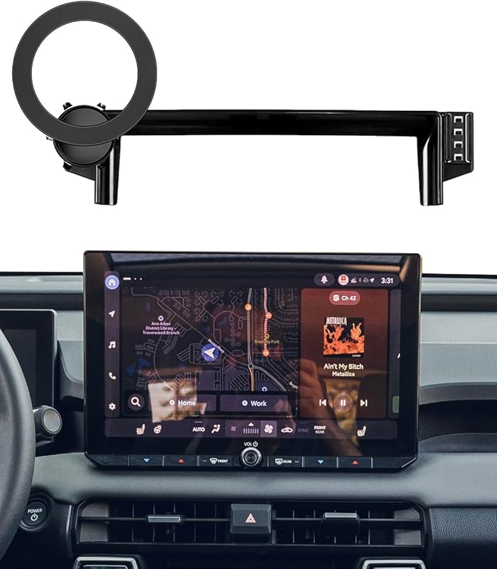 Phone Mount for Toyota RAV4 2026 Navigation Screen, 360° Rotation, Sma