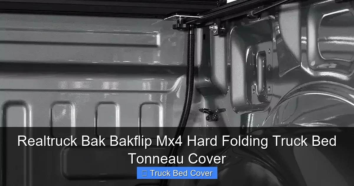 Realtruck Bak Bakflip Mx4 Hard Folding Truck Bed Tonneau Cover
